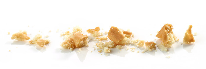 Image showing Cookie crumbs macro