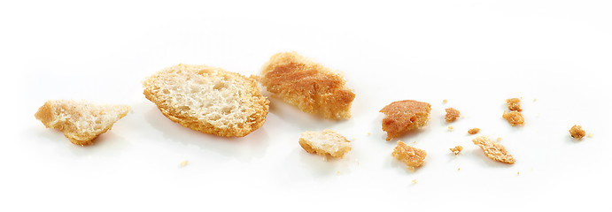Image showing Bread crumbs macro