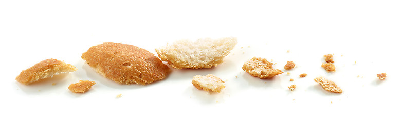 Image showing Bread crumbs macro