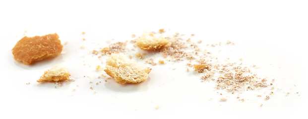 Image showing Bread crumbs macro