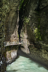 Image showing Amazing landscape of mountain river 