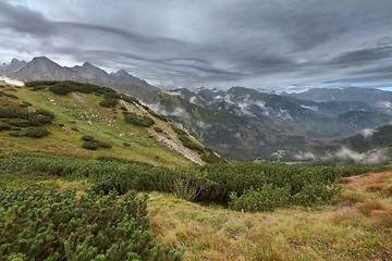 Image showing View on high Tatra Mountains, Slovakia, Europe