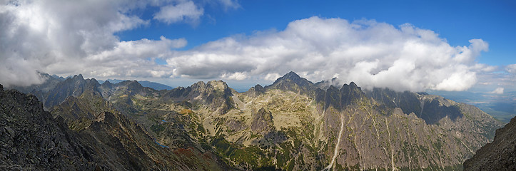 Image showing View on high Tatra Mountains, Slovakia, Europe