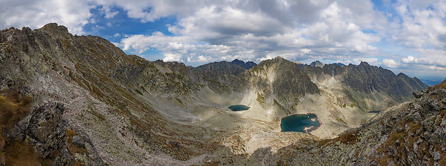 Image showing Photo of Vysne Wahlenbergovo pleso lake in High Tatra Mountains, Slovakia, Europe