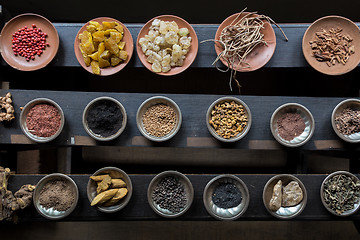 Image showing Various grinded spices