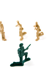 Image showing Courage Concept - One Soldier 