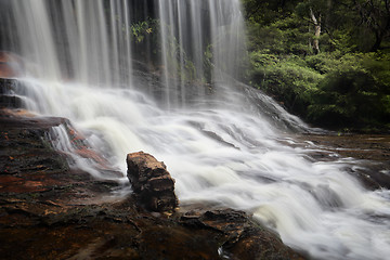 Image showing Weeping Rock Blue Mountains Australia