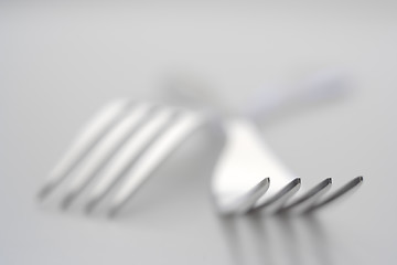 Image showing silver forks