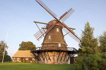 Image showing Traditional Swdish windmill