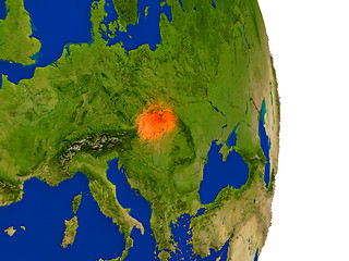 Image showing Slovakia on Earth