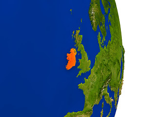 Image showing Ireland on Earth