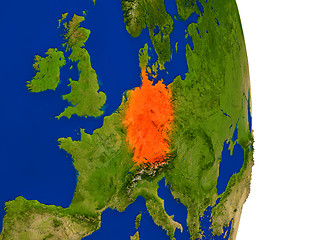 Image showing Germany on Earth