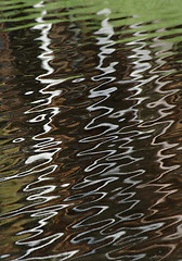 Image showing zigzag water reflections