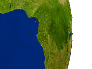Image showing Gabon on Earth