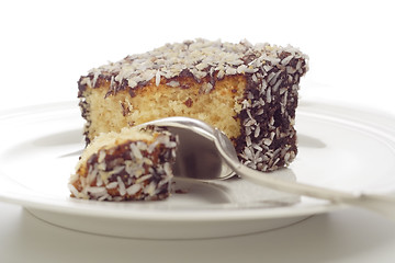 Image showing cake and spoon