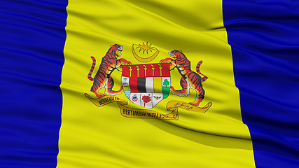 Image showing Closeup Putrajaya City Flag, Malaysia