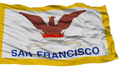 Image showing Isolated San Francisco City Flag, United States of America