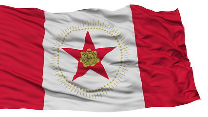 Image showing Isolated Birmingham City Flag, United States of America