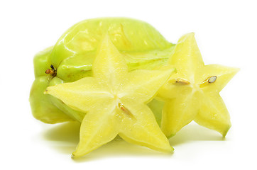 Image showing Star fruit carambola or star apple