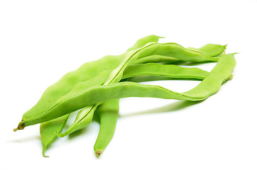 Image showing Fresh green hyacinth beans