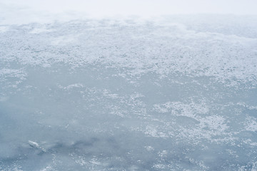 Image showing ice-bound lake surface