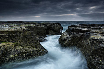 Image showing North Narrabeen rock channel