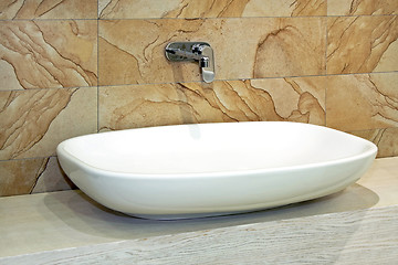 Image showing Marble sink