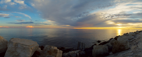 Image showing Sunset in Croatia