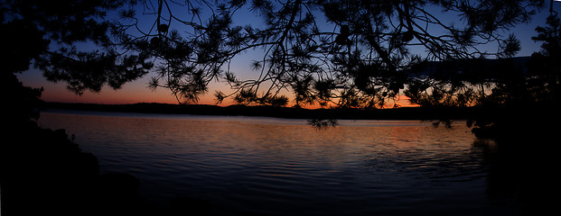 Image showing Sunrise in Croatia