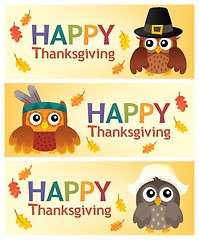 Image showing Happy Thanksgiving banners 2