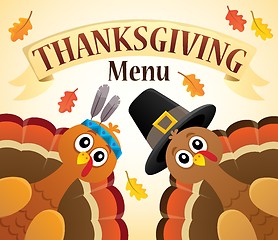 Image showing Thanksgiving menu theme image 6