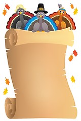 Image showing Thanksgiving theme parchment 9