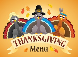 Image showing Thanksgiving menu theme image 4