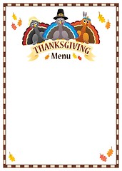 Image showing Thanksgiving menu theme image 5