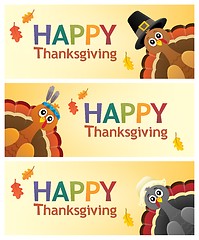 Image showing Happy Thanksgiving banners 1