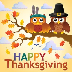 Image showing Happy Thanksgiving theme 3