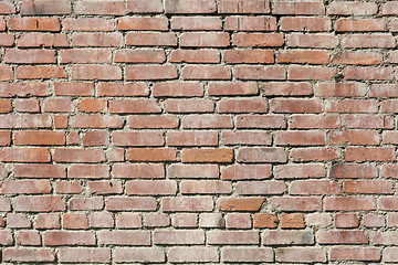 Image showing Old brick wall background