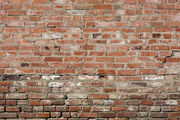 Image showing Old brick wall background