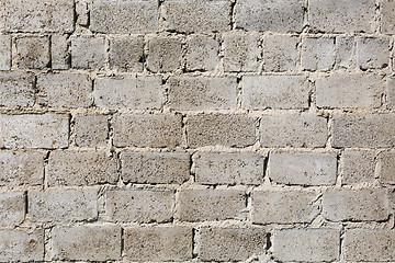 Image showing Concrete brick wall background