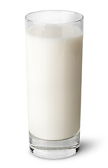 Image showing Full glass of milk