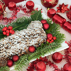 Image showing Christmas Stollen Cake