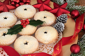 Image showing Mince Pies at Christmas