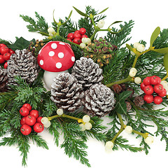 Image showing Winter and Christmas Decorative Display