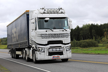 Image showing White Renault Trucks T Semi on the Road