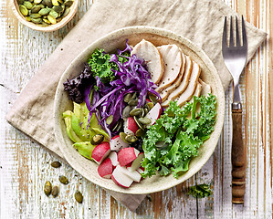 Image showing Breakfast power bowl