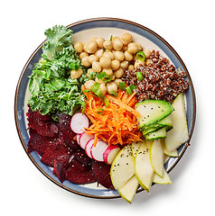 Image showing Breakfast vegan plate