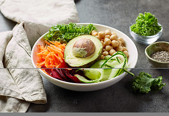 Image showing Breakfast power bowl