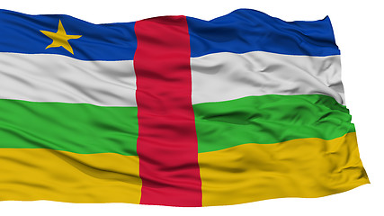 Image showing Isolated Central African Republic Flag