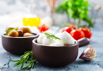 Image showing ingredients for caprese salad 