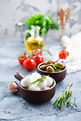 Image showing ingredients for caprese salad 